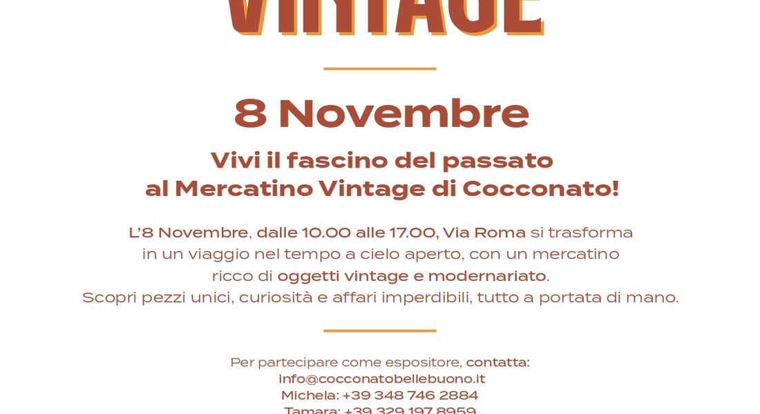 Mercatino Vintage - Cocconato (AT)