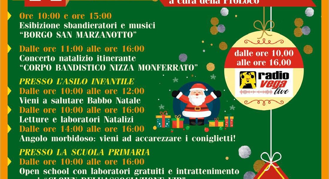 Mercatino Natale Castelnuovo Calcea