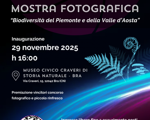 Mostra fotografica "Biodiversità del Piemonte e della Valle d'Aosta" - Bra