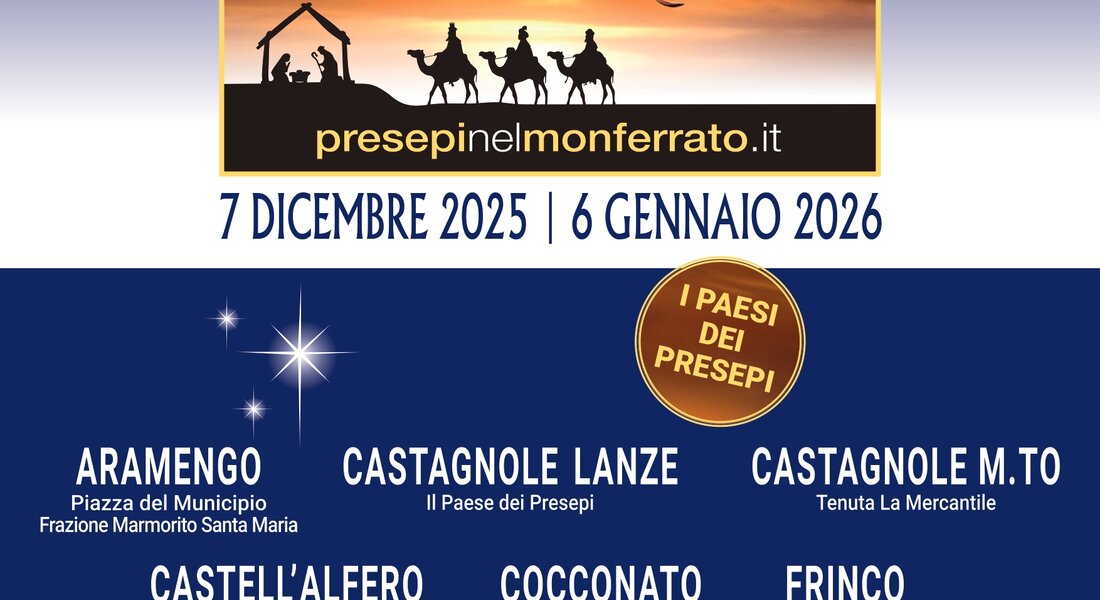 Or, Encens, Myrrhe - Les crèches du Monferrato