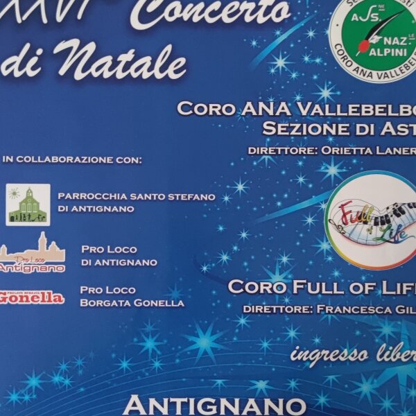 XXVI° Concerto di Natale - Antignano (AT)