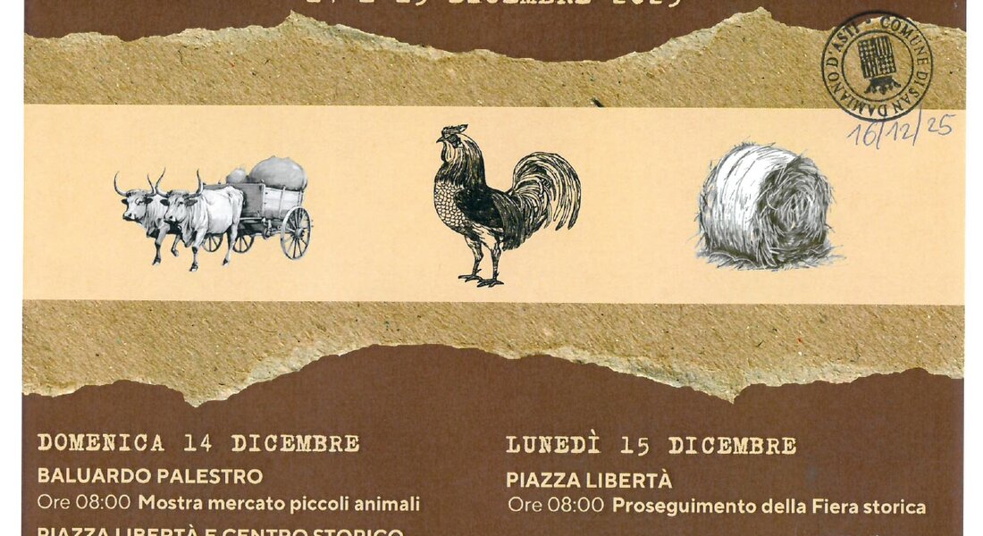 Fiera storica del Cappone - San Damiano d'Asti (AT)