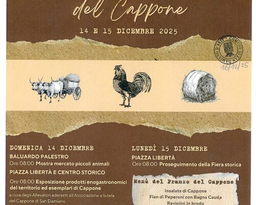 Fiera storica del Cappone - San Damiano d'Asti (AT)