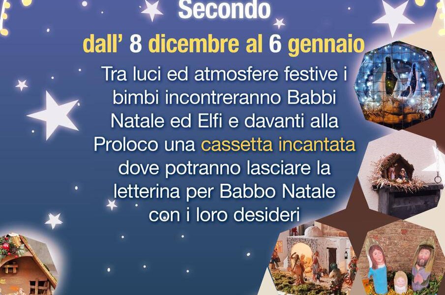 La magia dei presepi per le vie di Villa San Secondo 