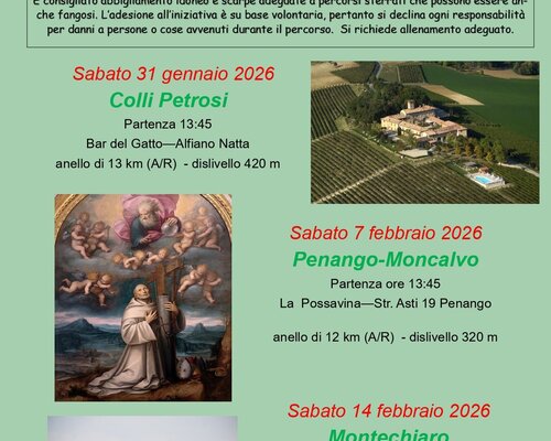 Camminate di Febbraio - Castell'Alfero (AT)