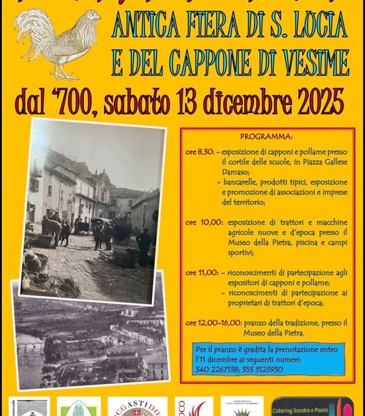 Antica Fiera del Cappone e di Santa Lucia - Vesime (AT)