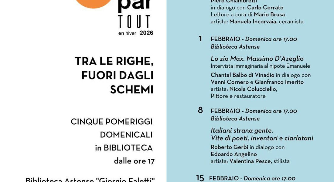 Passepartout en hiver 2026 - "Tra le Righe, Fuori dagli Schemi"- Asti (AT)