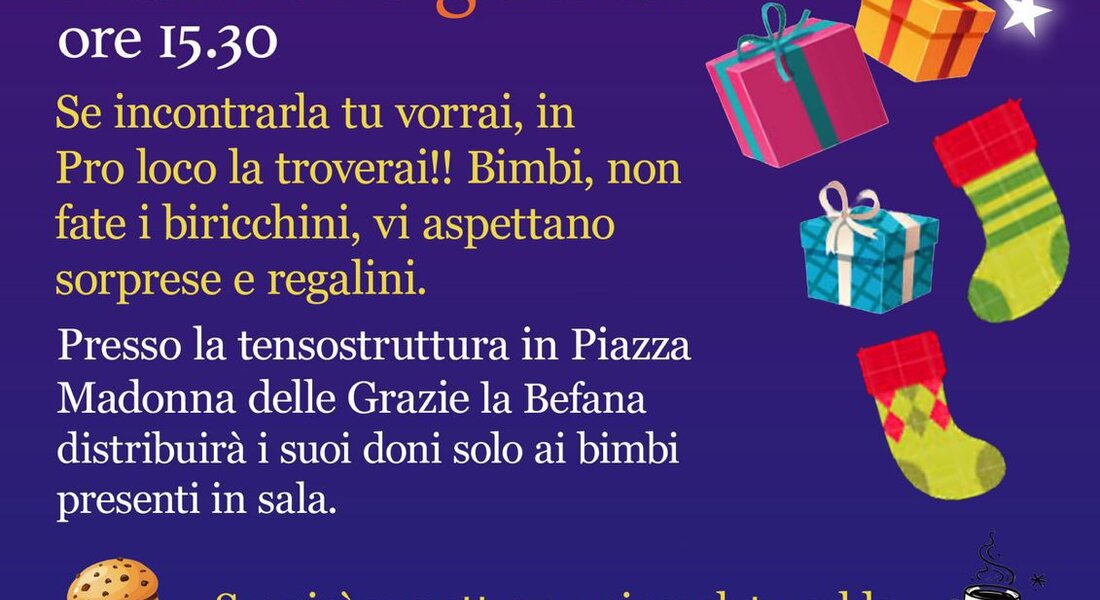 La Befana ritorna a Villa - Villa San Secondo (AT)