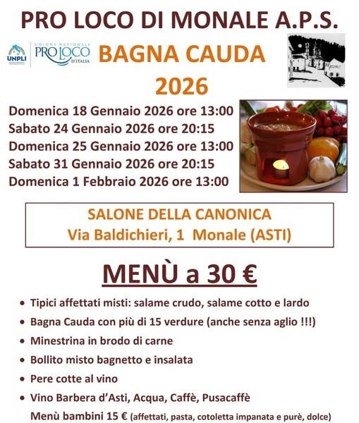 BAGNA CAUDA 2026 - Monale