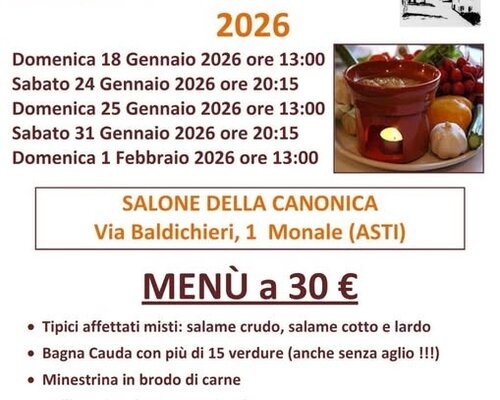 BAGNA CAUDA 2026 - Monale