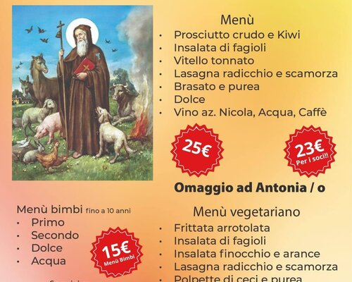Pranzo di Sant'Antonio Abate - Aramengo (AT)
