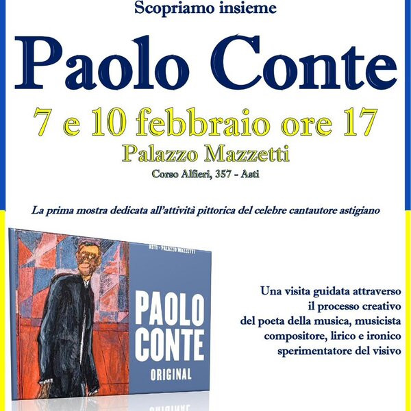 Visita guidata alla mostra "Paolo Conte Original" - Asti