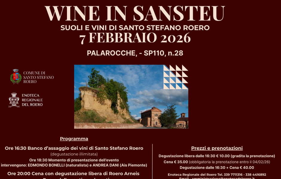 Wine in Sansteu - Santo Stefano Roero (CN)