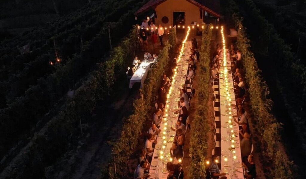 Dinner in the wineyard - Govone (CN)