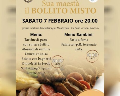 Sua Maestà il BOLLITO MISTO - Montemagno Monferrato (AT)