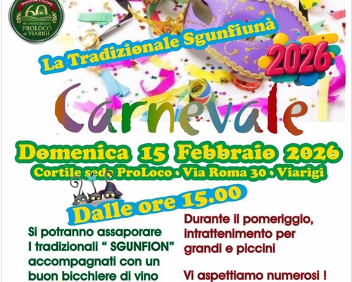 Carnevale e tradizionale "Sgunfiunà"