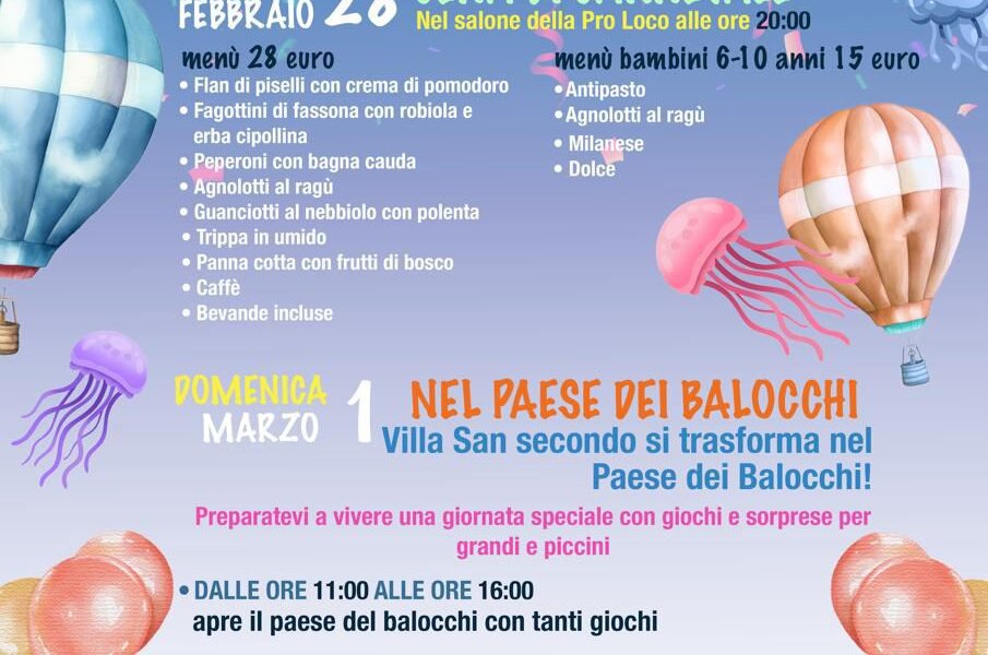 Carnevale di  Villa - Villa San Secondo (AT)