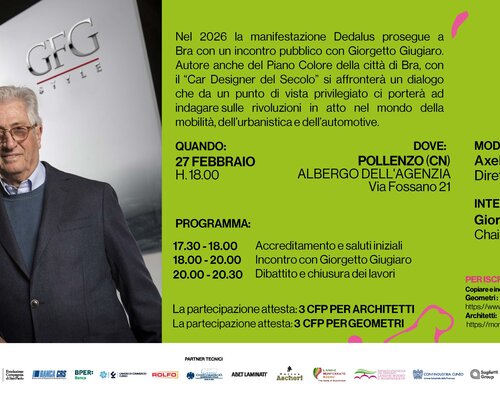 Dedalus Bra 2026 - Pollenzo