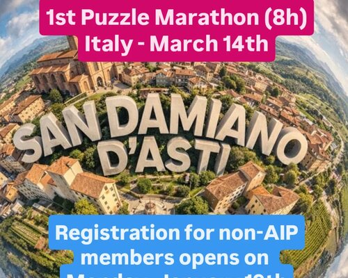 Maratona Nazionale di puzzle a squadre - San Damiano d'Asti
