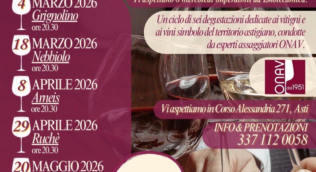 Territori DiVini 2026 "Dalla Terra alla Tavola" - Asti