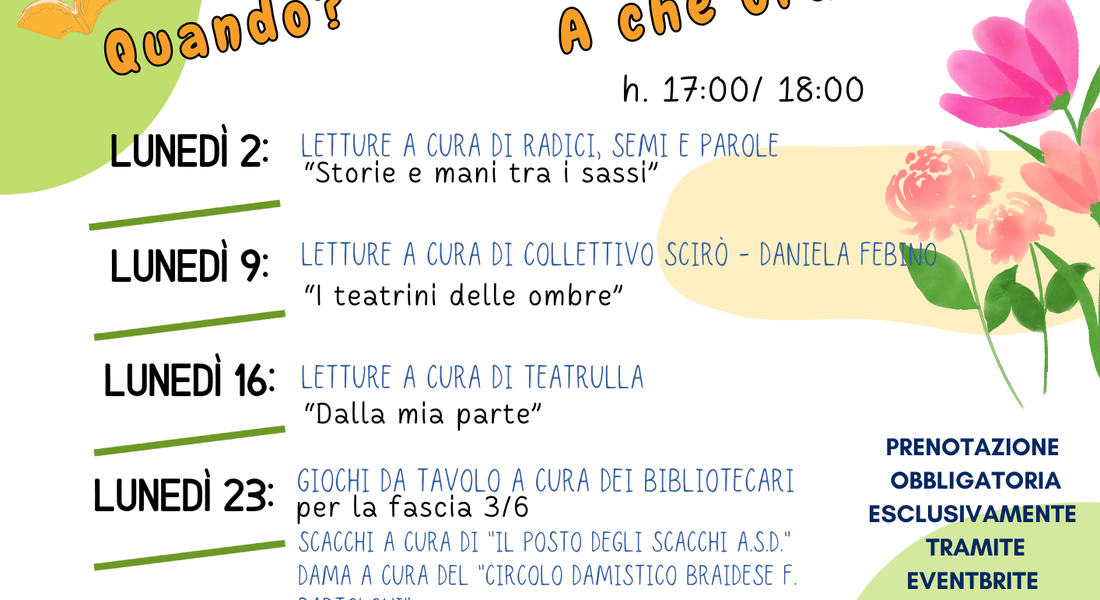 Lunedì in biblioteca - Bra