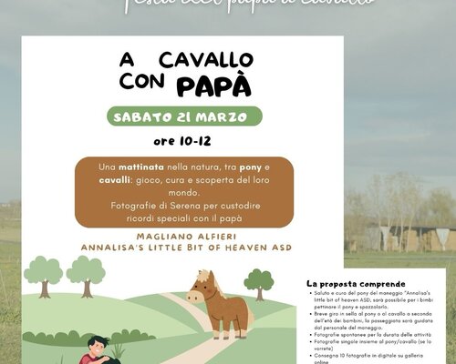 Festa del papà a cavallo - Magliano Alfieri
