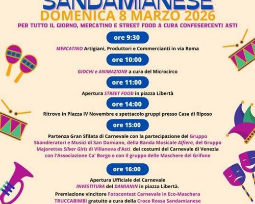 Carnevale Sandamianese - San Damiano d'Asti