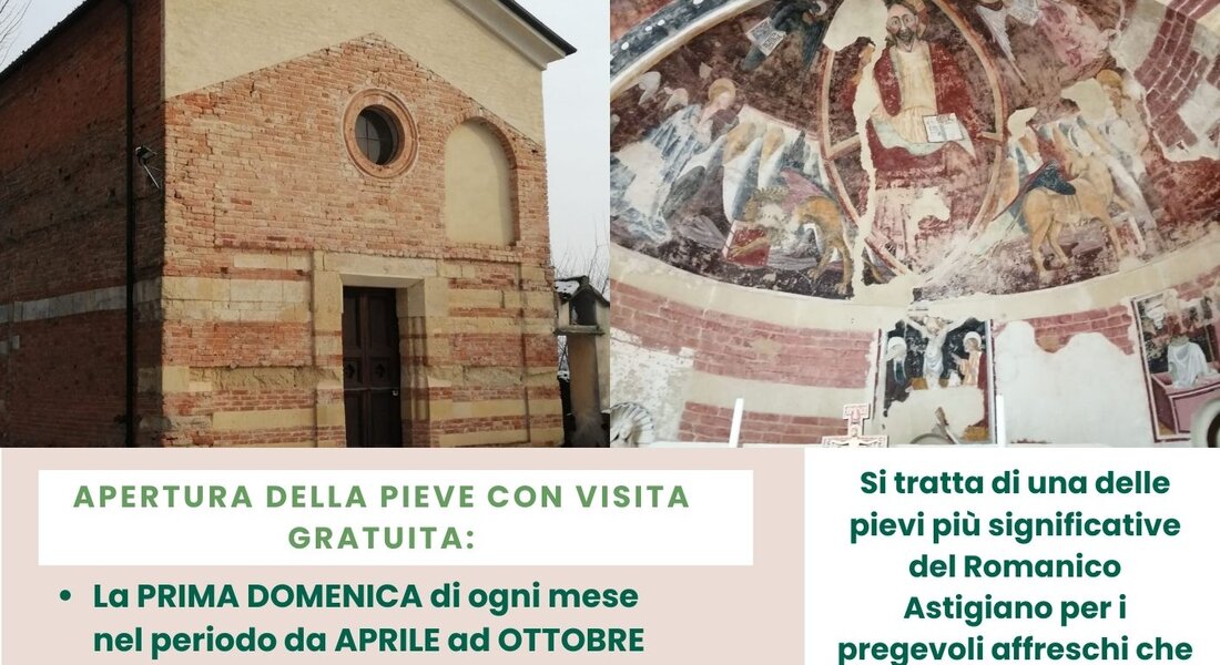 Guided visit of the Romanesque church of Madonna della Neve - Castell'Alfero
