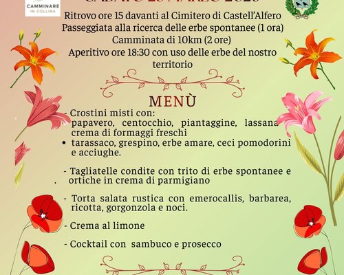Alla scoperta delle Erbe commestibili - Castell'Alfero (AT)