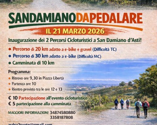 "SANDAMIANODAPEDALARE" - San Damiano d'Asti (AT) 