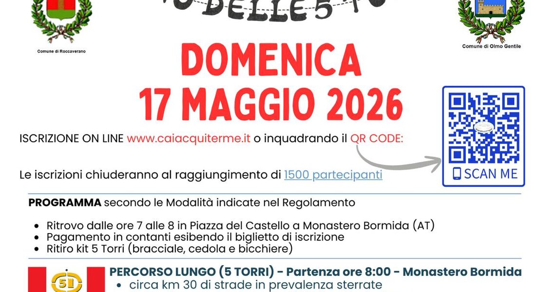 19 ° Giro delle 5 Torri - Monastero Bormida (AT)