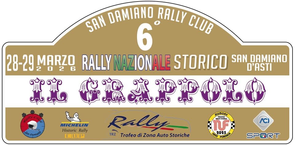 6° Rally nazionale il Grappolo Storico - San Damiano d'Asti