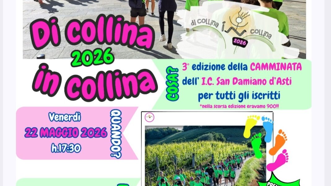 Camminata "Di collina in collina" - San Damiano d'Asti