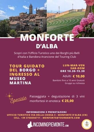 Monforte d'Alba guided walks