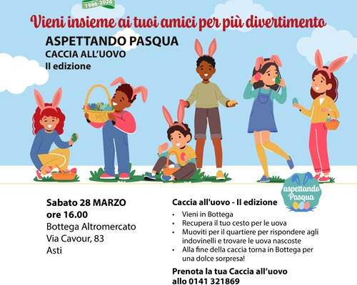 "Aspettando Pasqua, Caccia all'uovo" - Asti