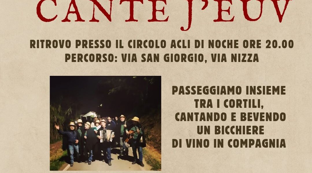 Cantè j'euv - Vinchio - fraz. Noche