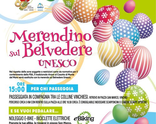 Easter Monday Snack on the Unesco Belvedere with a walk - Vinchio