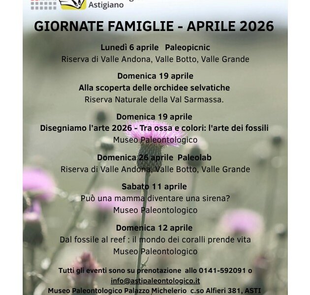 Family Days at the Paleontological Museum - Asti