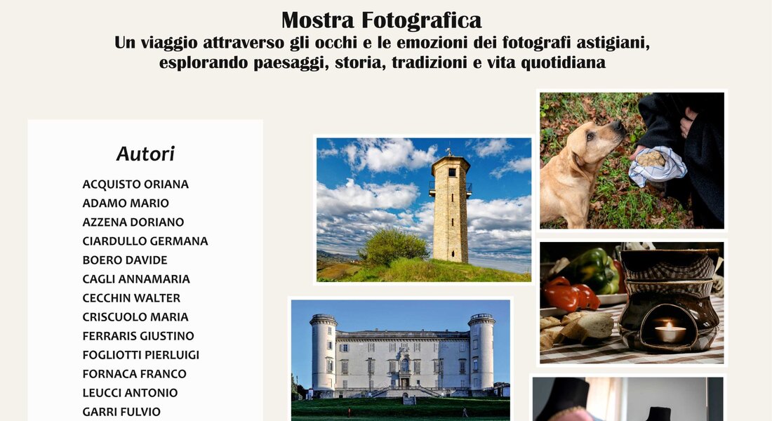 Mostra fotografica "MioAstigiano. Mio,tuo,nostro" - Asti