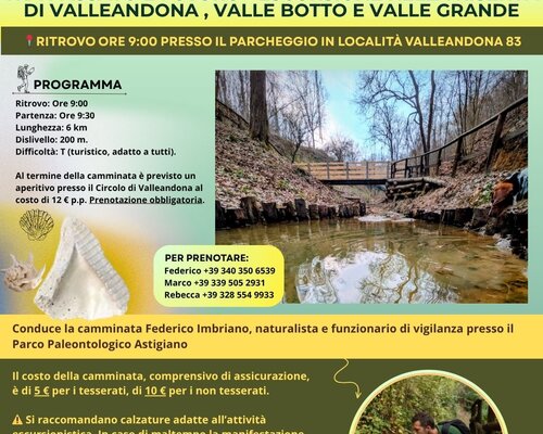 "Tra passato e futuro"- Escursione nella Riserva di Valleandone, Valle Botto e Valle Grande - 
