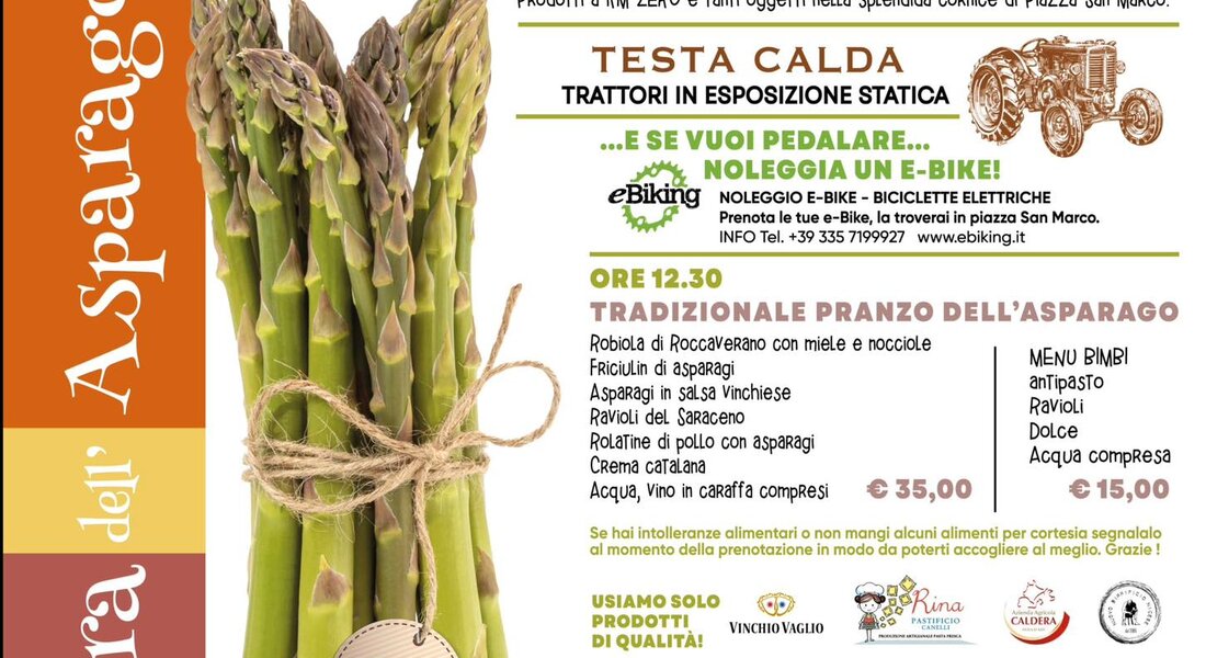  Sagra dell'Asparago Saraceno e Mostra-mercato di Primavera - Vinchio