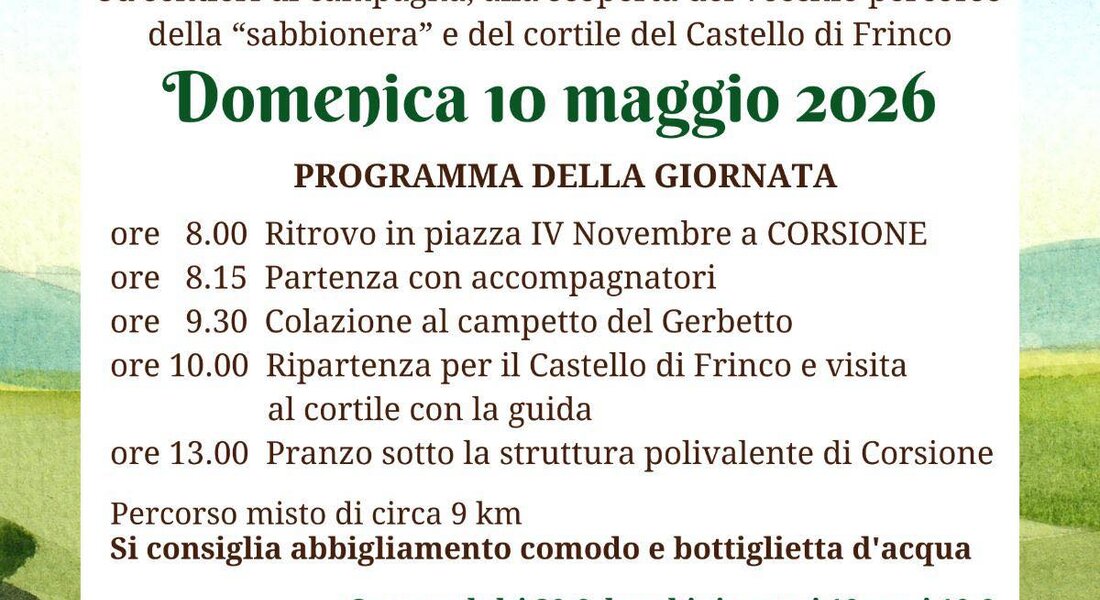 Passeggiata in collina - Corsione