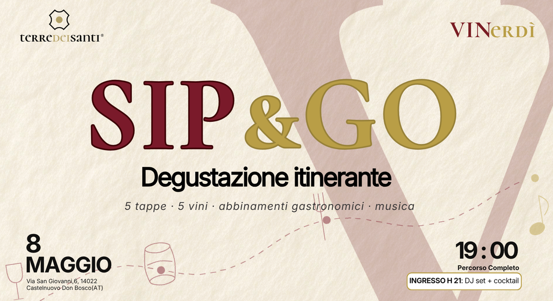 "Sip & Go" Degustazione itinerante - Castelnuovo Don Bosco