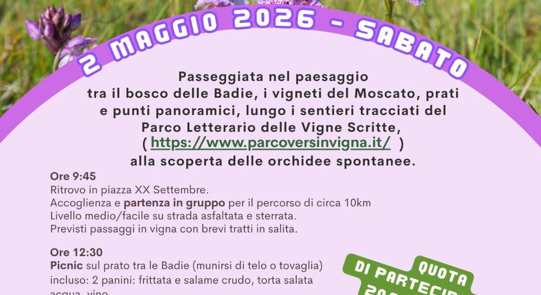 Il giorno delle orchidee - Castiglione Tinella (CN) 