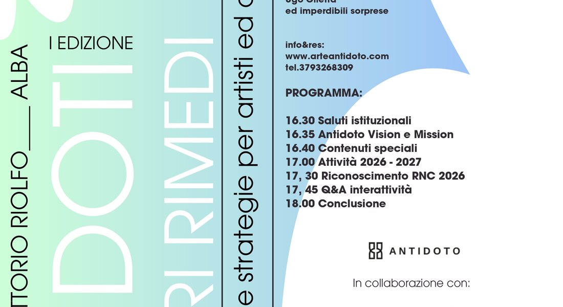 I^ Edizione "ANTIDOTI ed altri rimedi" - Alba