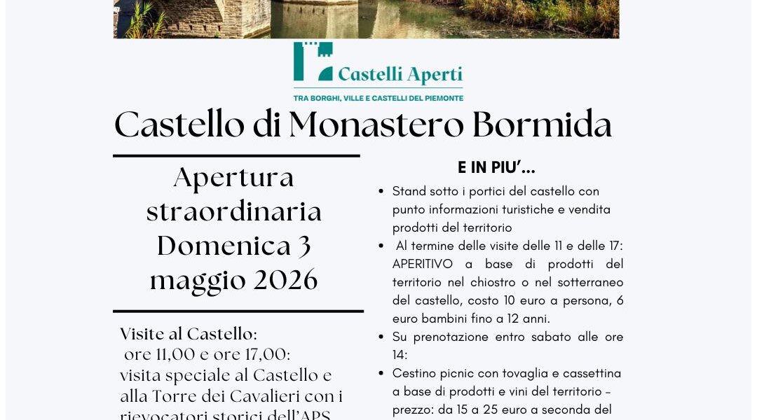 Guided Visits to the Castel - Monastero Bormida