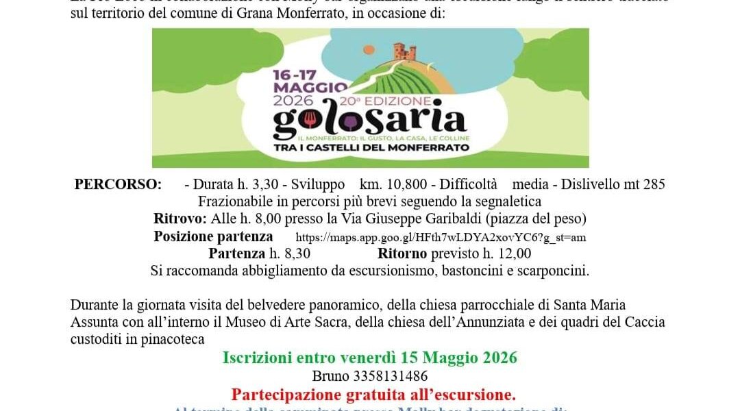 Golosaria - Grana Monferrato 