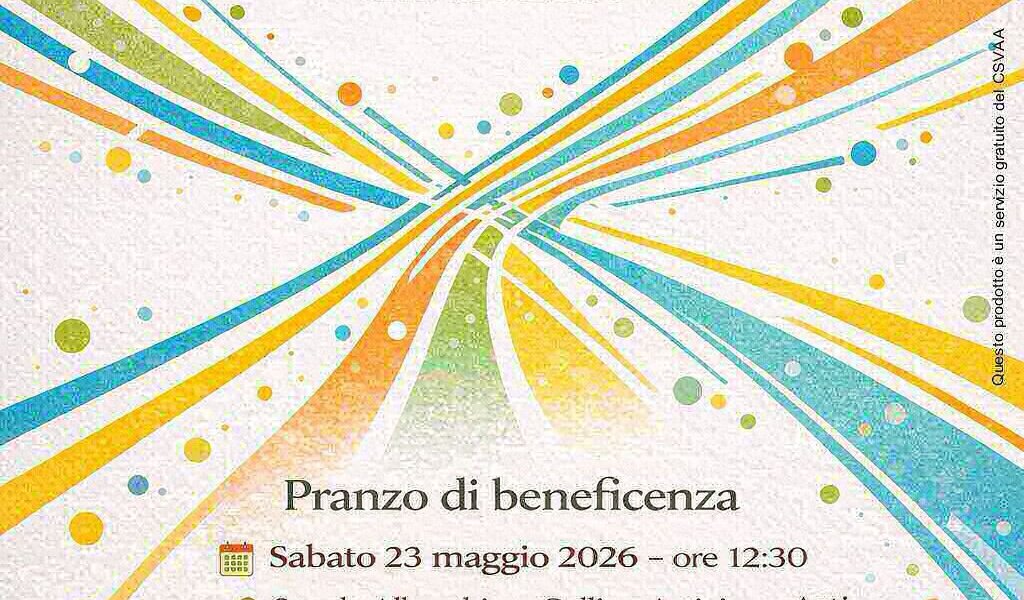 Pranzo di beneficenza "Camminiamo insieme" - Asti