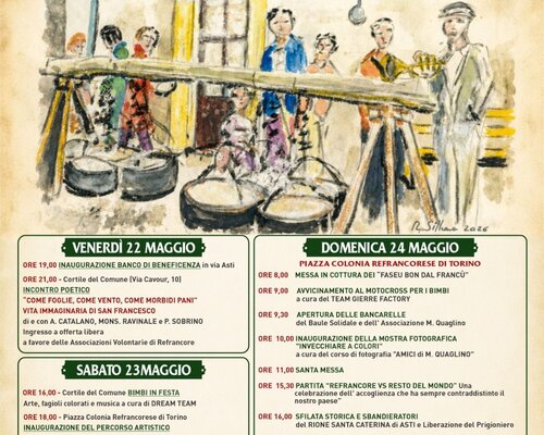 106a Festa di Pentecoste e dei "Faseu bon dal Francù" - Refrancore (AT)