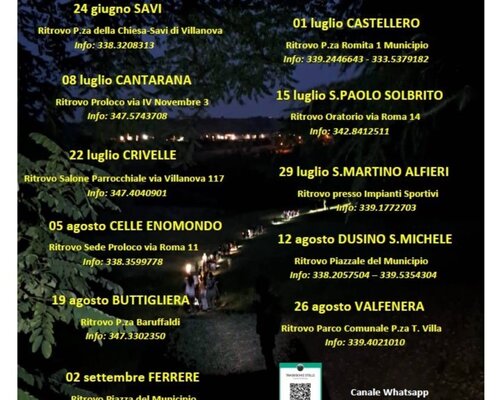 Passeggiando tra boschi e stelle